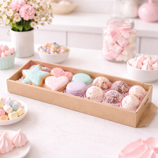 Kit 2 Bandeja Decorativa Em Madeira Mdf Cru Suporte Para Doces Para Festas em Oferta na Shopee