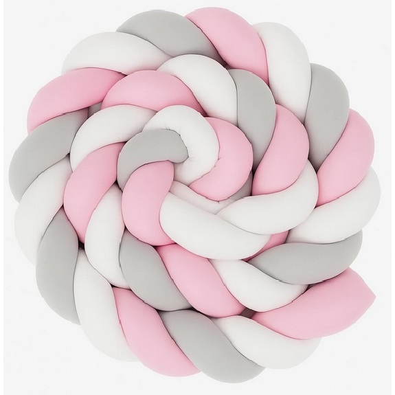 Trança Protetora Lateral Avulsa 4 m para Berço e Cama Montessoriana 100% Algodão