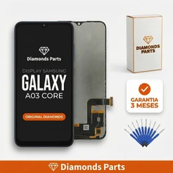 Tela Display Frontal A03 CORE SEM ARO- DIAMONDS ORIGINAL