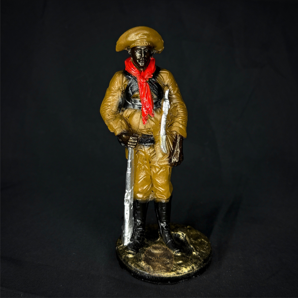 Estatua/Imagem Miniatura Cangaceiro - Resina