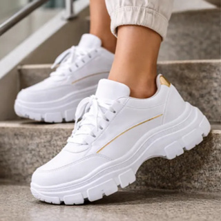 Tênis Adulto Plataforma Feminino Sola Tratorada Do 34 Ao 39 em Oferta na Shopee