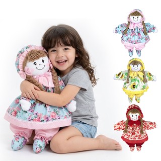 Boneca de Pano Artesanal 60 cm Boneca Juna