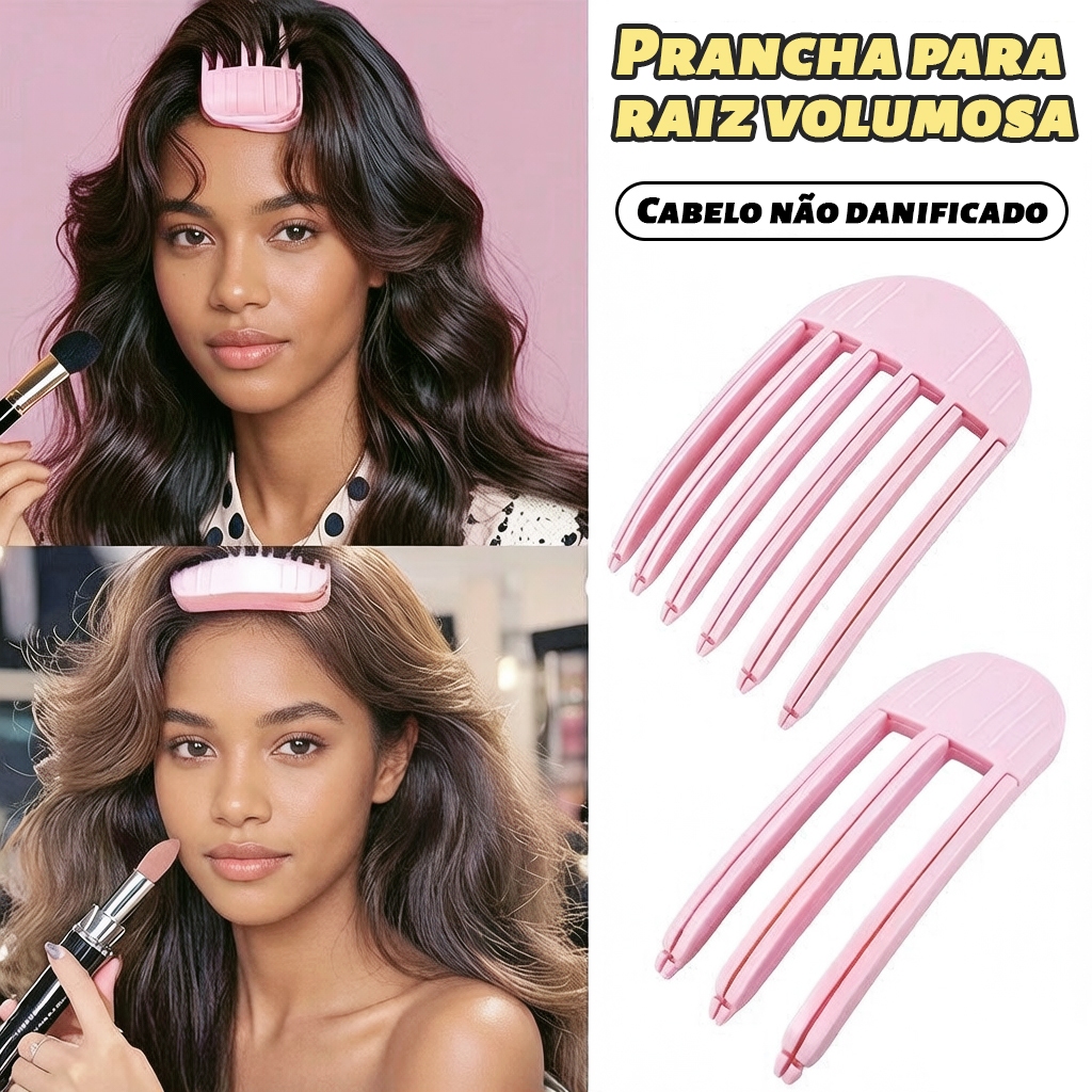 Fofo Hairpin Curling Franja Clipes Raízes De Cabelo Volumizing Grampos Feminino Forma Fixa Moda Volume Rolo