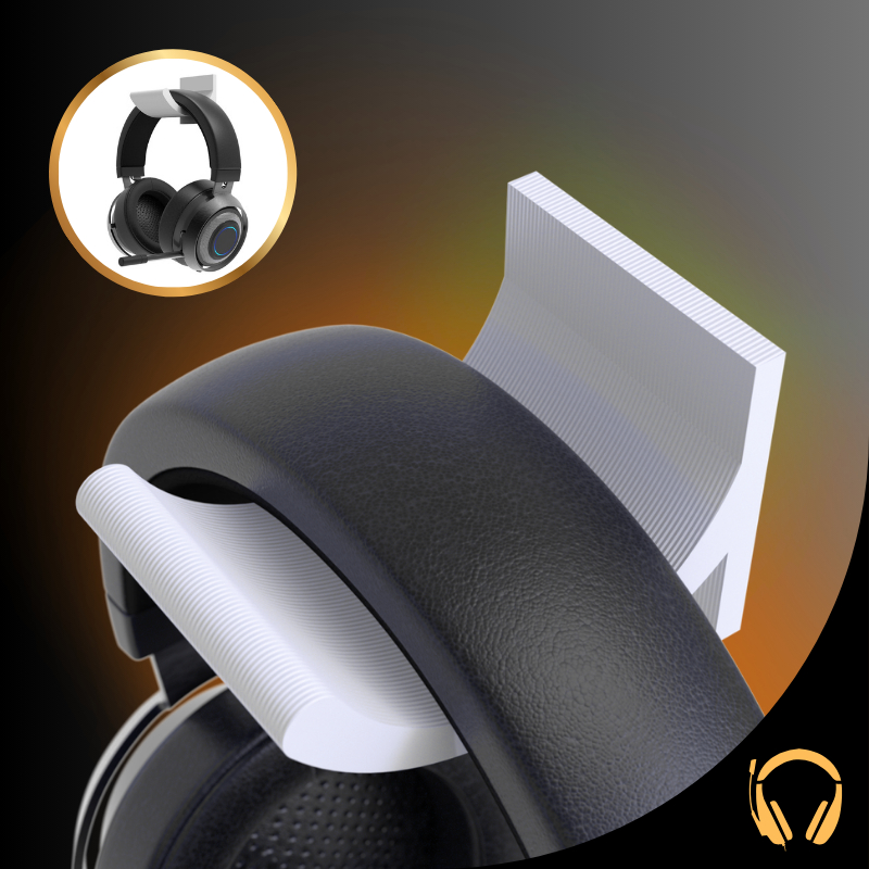 Suporte Headset Gamer Parede Gancho Adesivo Forte Sem Furo Organizador Fone em Oferta na Shopee