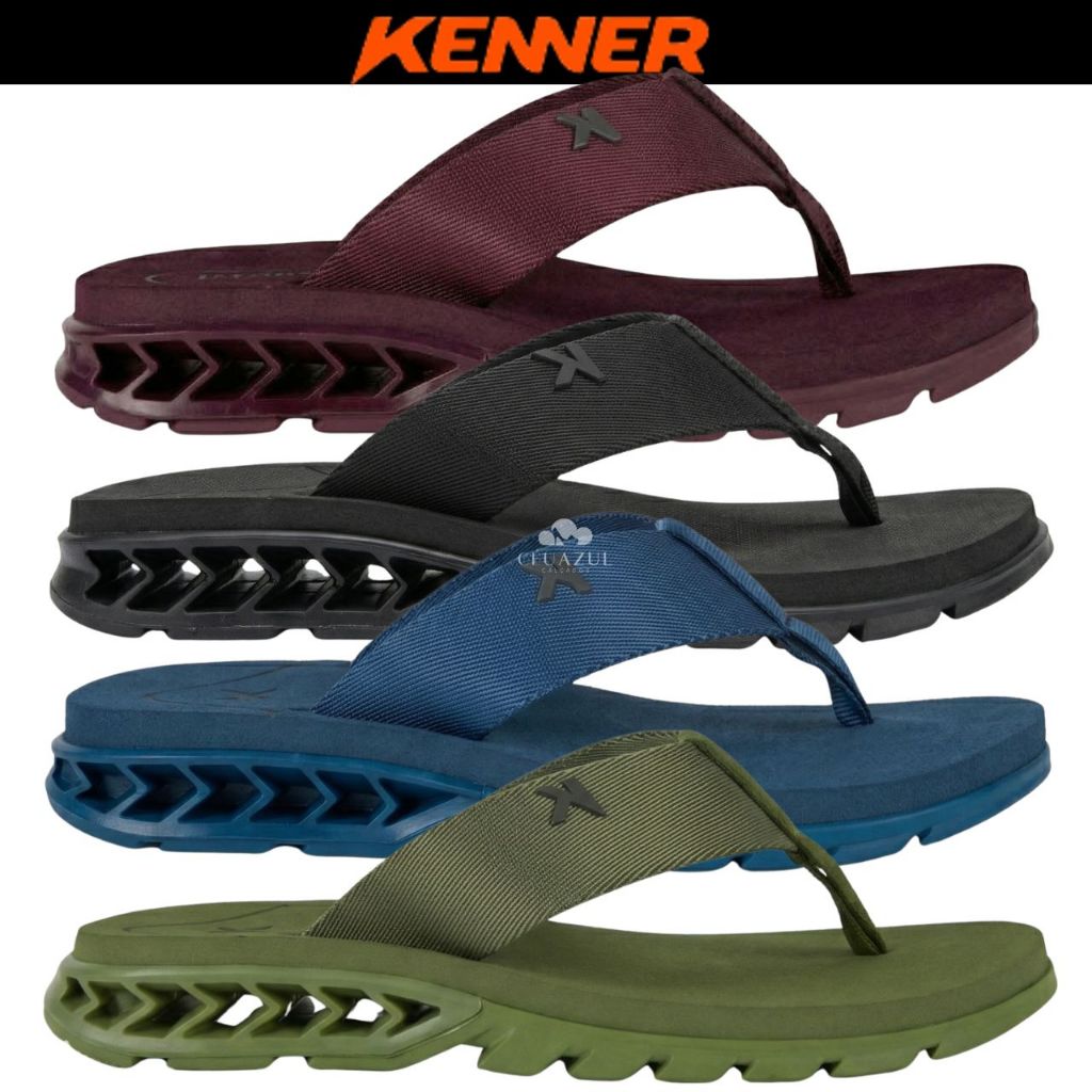 Chinelo Masculino Kenner Rakka Mono Original Amortecimento Premium