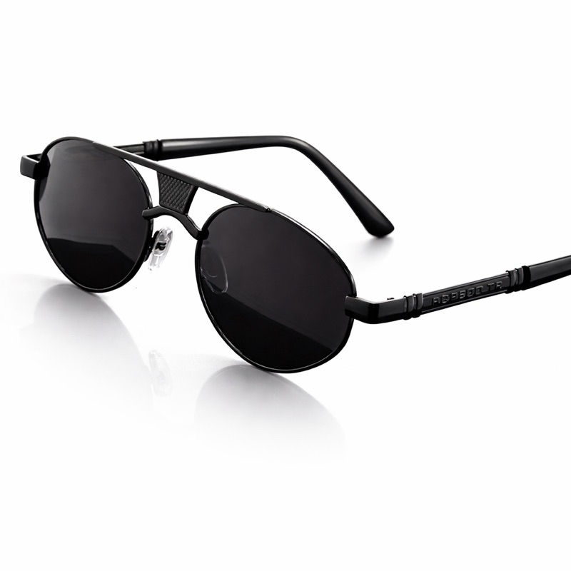 Óculos De Sol Redondo Oval Moda Unissex Blogueiro Espelho Dourado Preto Dourado Preto
