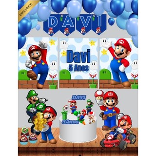 Kit só  um Bolinho  do SUPER  MARIO  para Festa/Aniversários