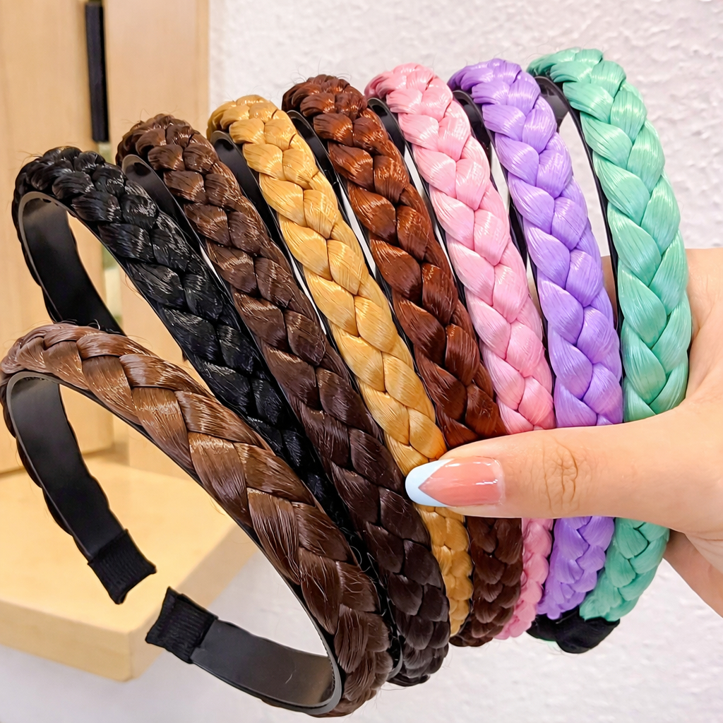Arco Tiara de cabelo, com Trança decorativa Arranjo para Penteado , festas