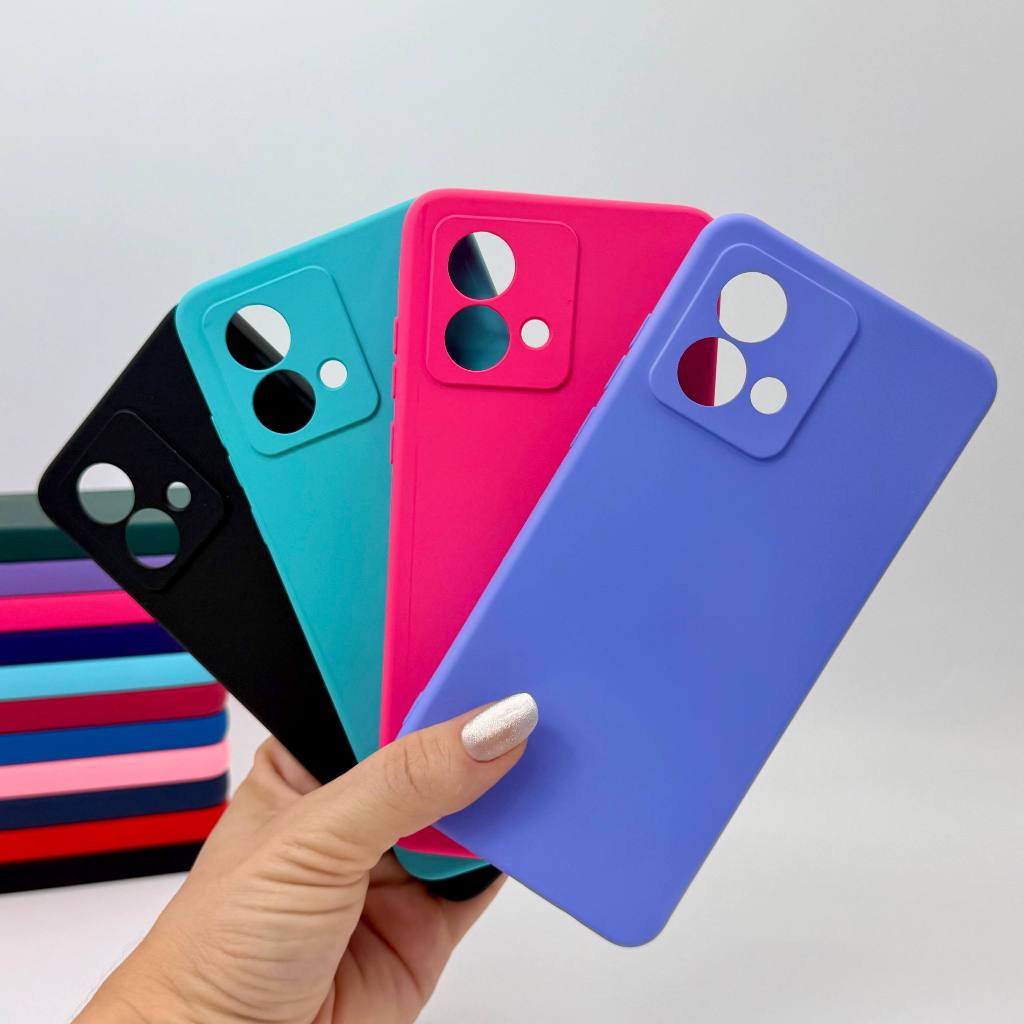 Capa Para Motorola Moto Edge 40 NEO Silicone Aveludada Capinha de Celular