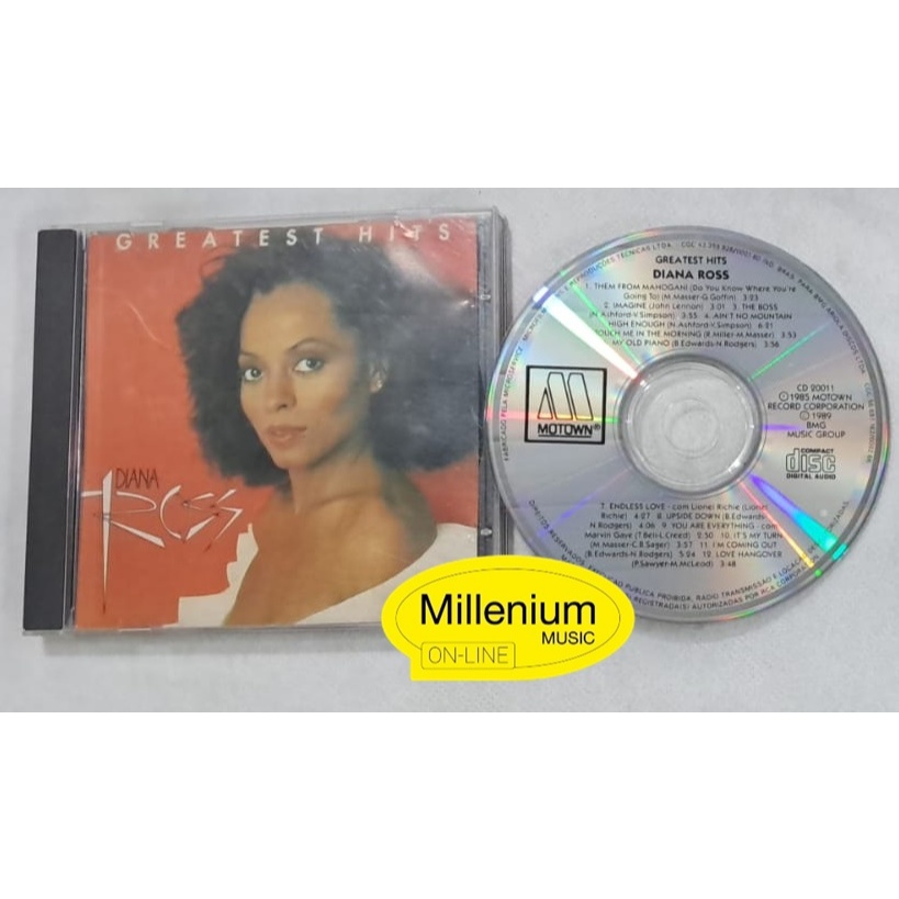 CD Diana Ross  Greatest Hits  1989 Original Gravadora Colecionador Ótimo Estado