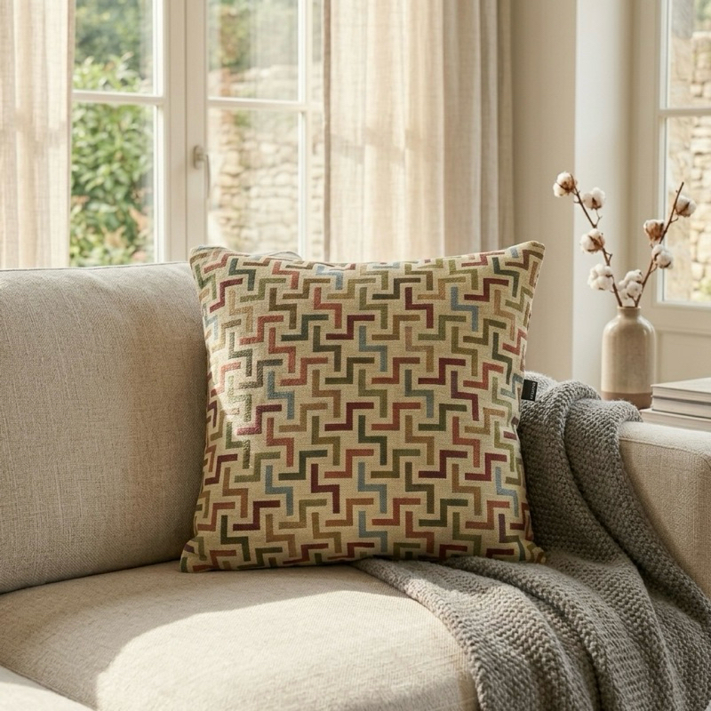 Almofada Decorativa Jacquard Cartagena 40x40cm - 01