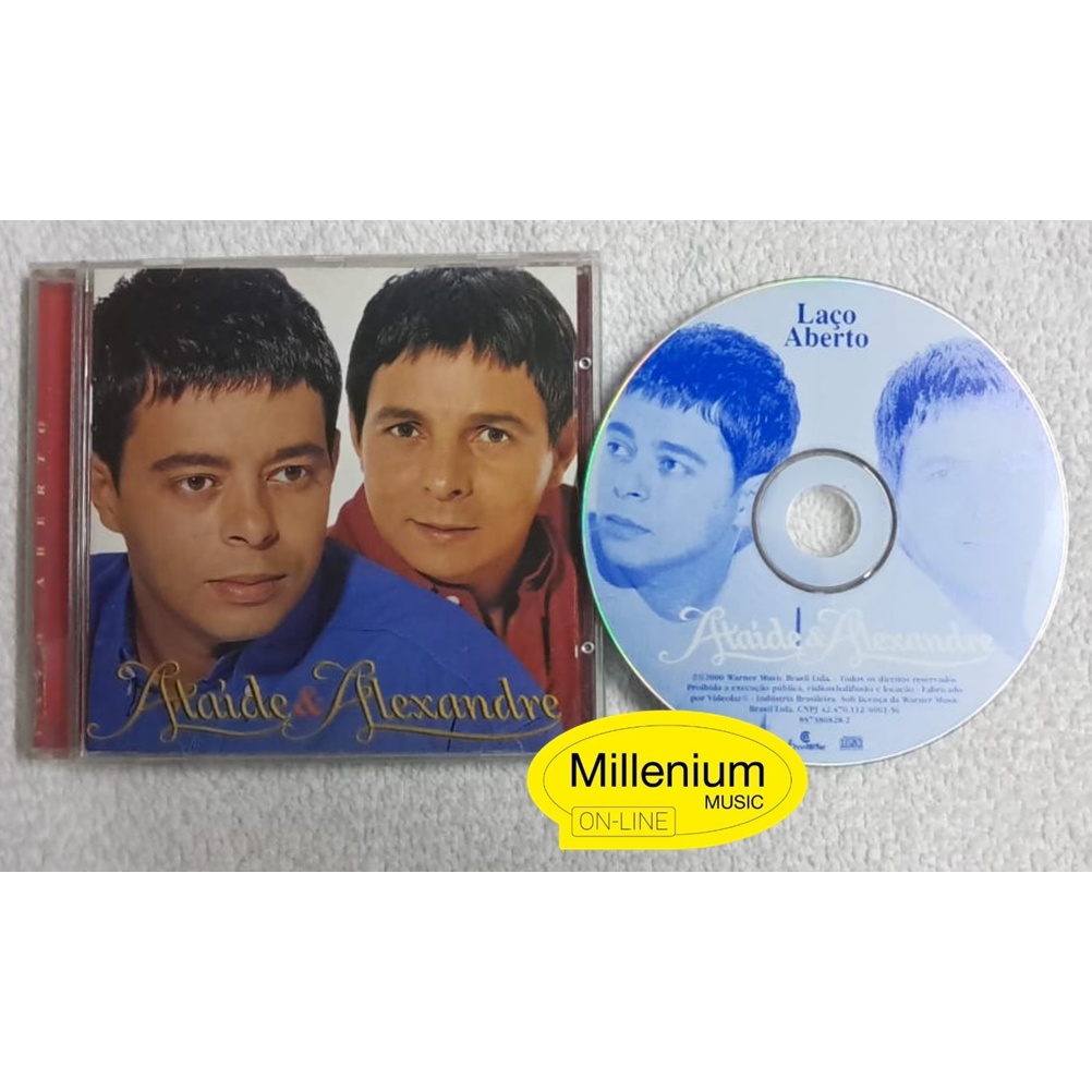 CD Ataíde & Alexandre  Laço Aberto 2000 Original Gravadora Colecionador Ótimo Estado