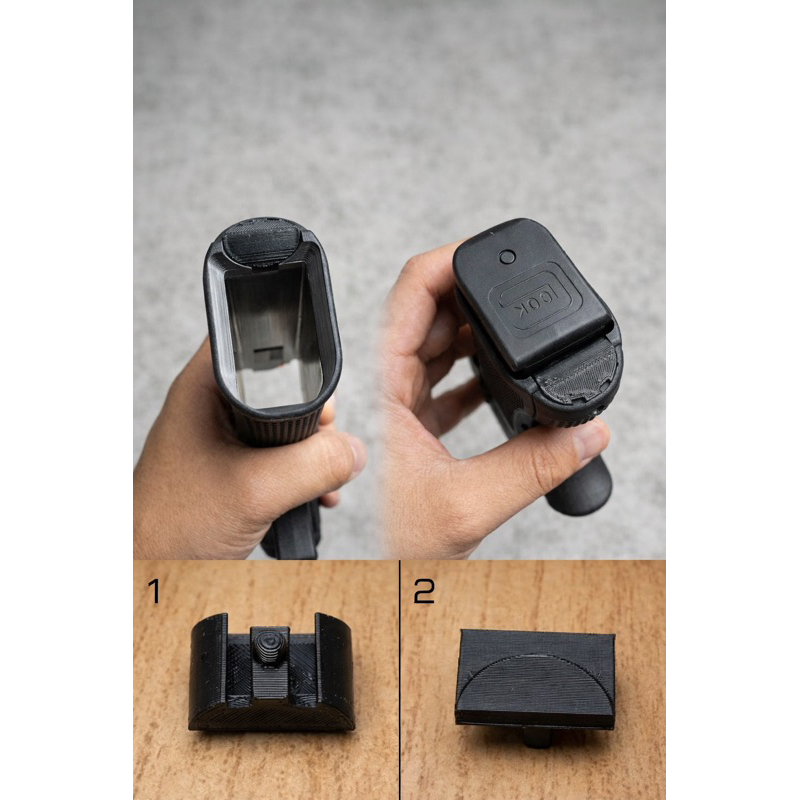 Plug De Empunhadura Glock 17 19 45 E Outras