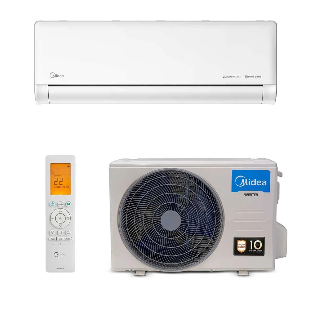 Ar Condicionado 12.000 Btus Split Hw Inverter Springer Midea Ai Ecomaster Frio R32 42EFVCA12M8/38EFVCA12M8 - 127V em Oferta na Shopee