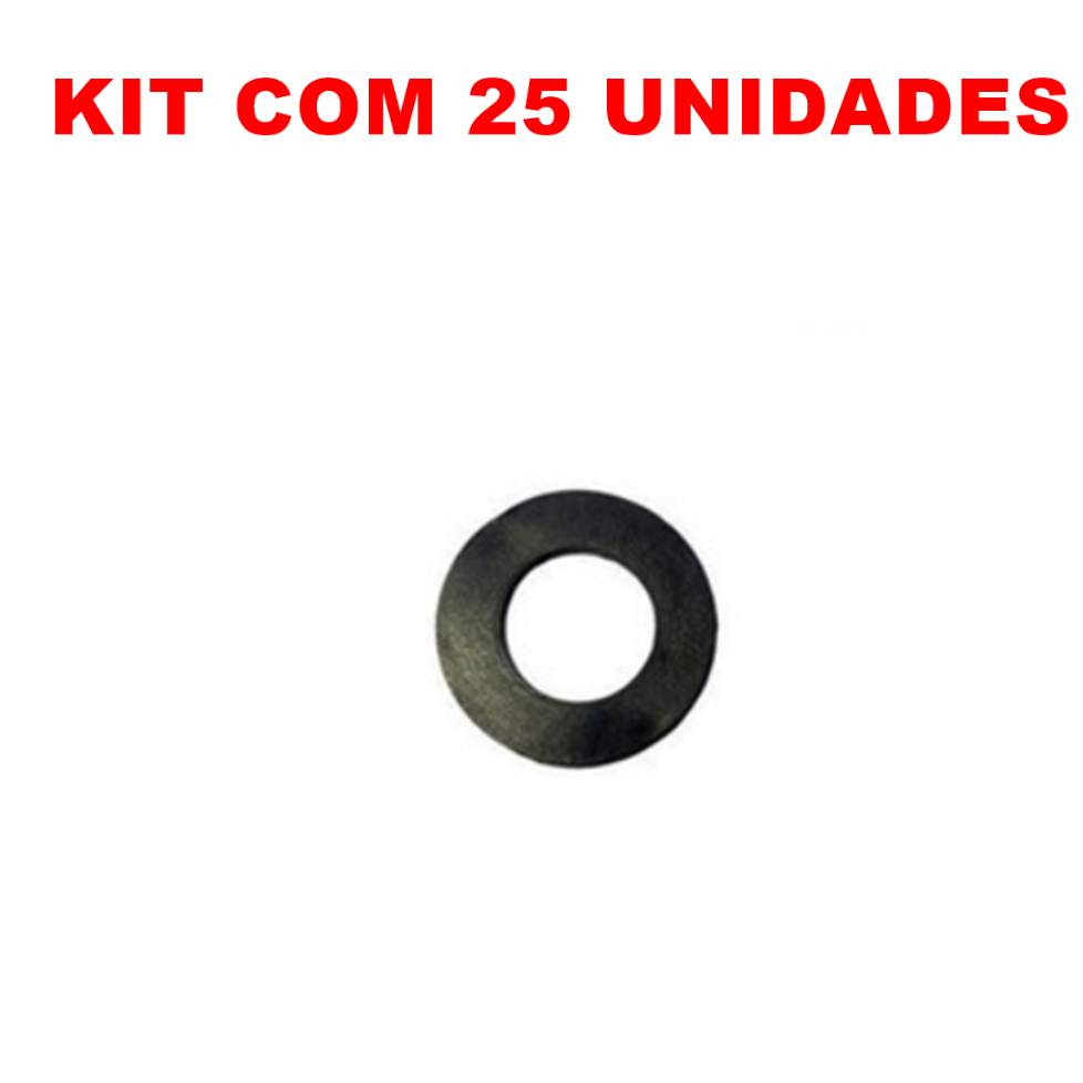 Vedante Arruela Pvc P/ Bico Mangueira E Torneira 3/4 C/25pçs CÓD. 8945