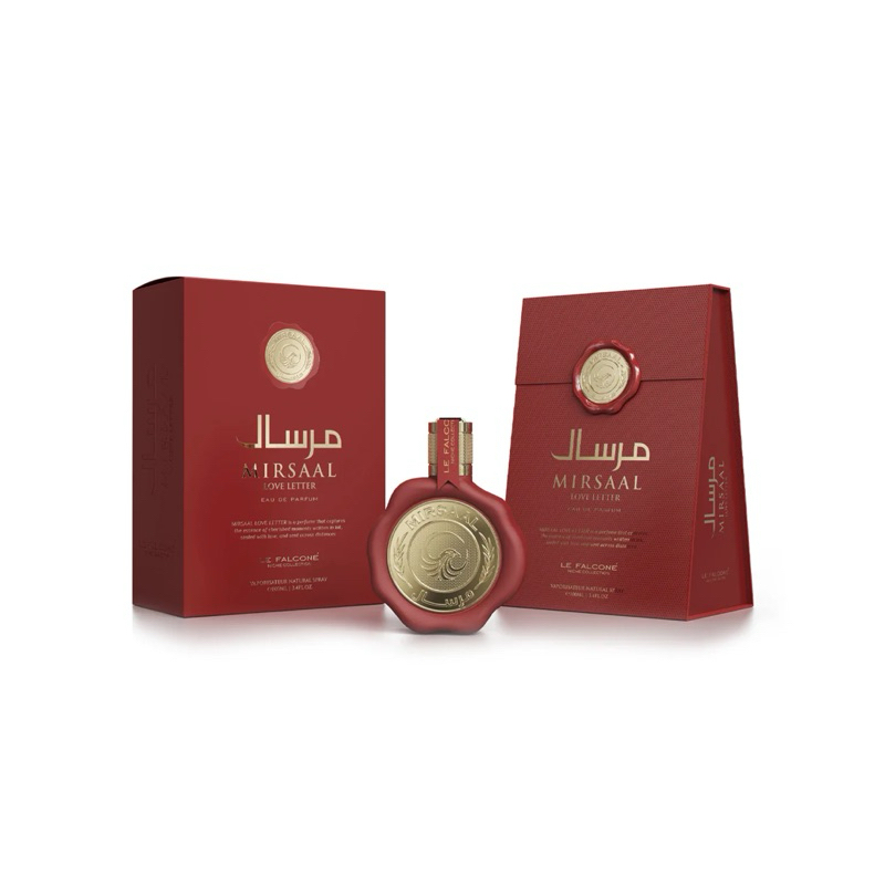 Perfume Le Falcone Mirsaal Love Letter Eau de Parfum 100ml – Floral Oriental Doce Sofisticado Longa Duração Luxo Árabe