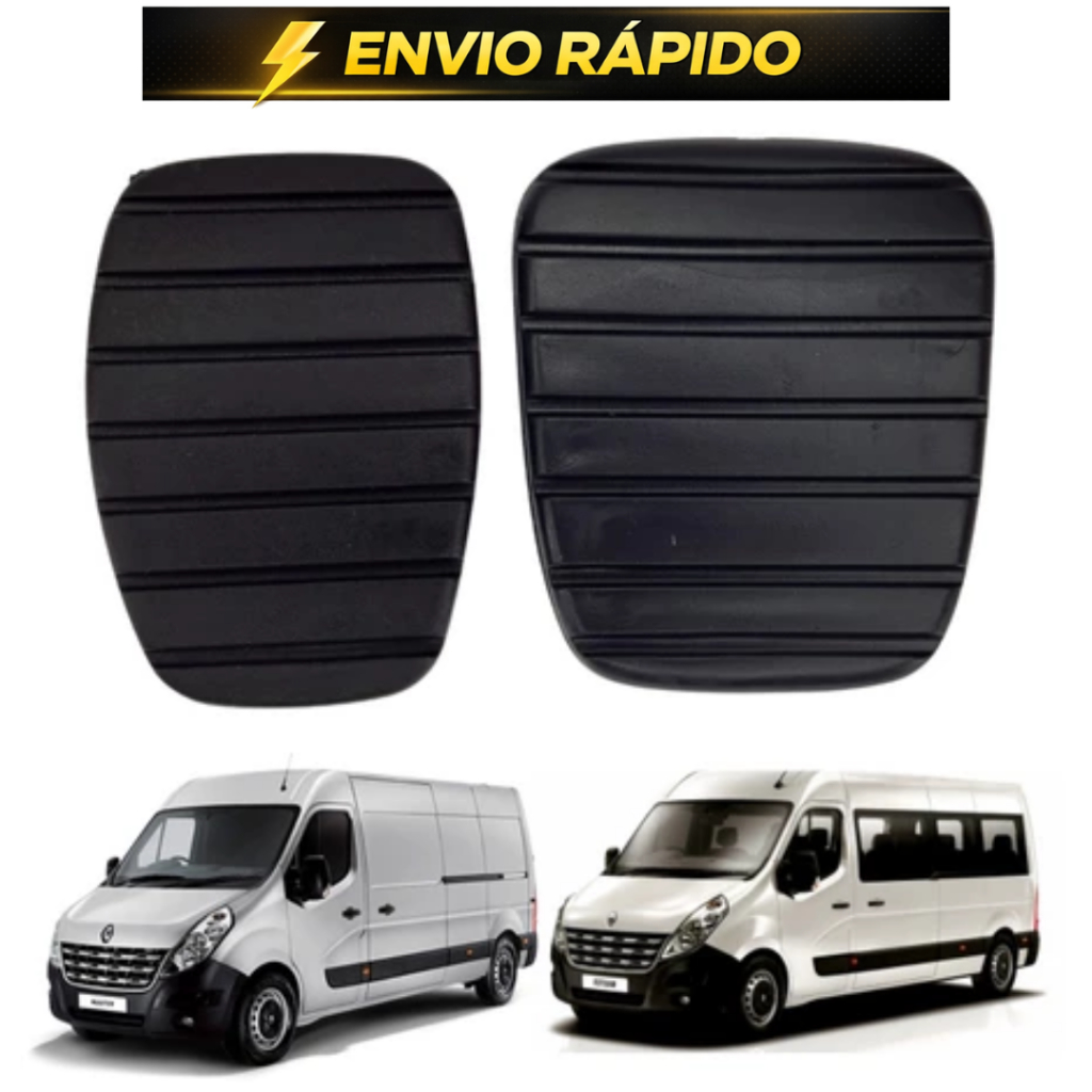 Par Capa Pedal Freio Embreagem Renault Master 2014 2015 2016 2017 2018 2019 2020 2021 2022 2023