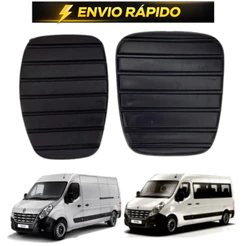 Par Capa Pedal Freio Embreagem Renault Master 2014 2015 2016 2017 2018 2019 2020 2021 2022 2023
