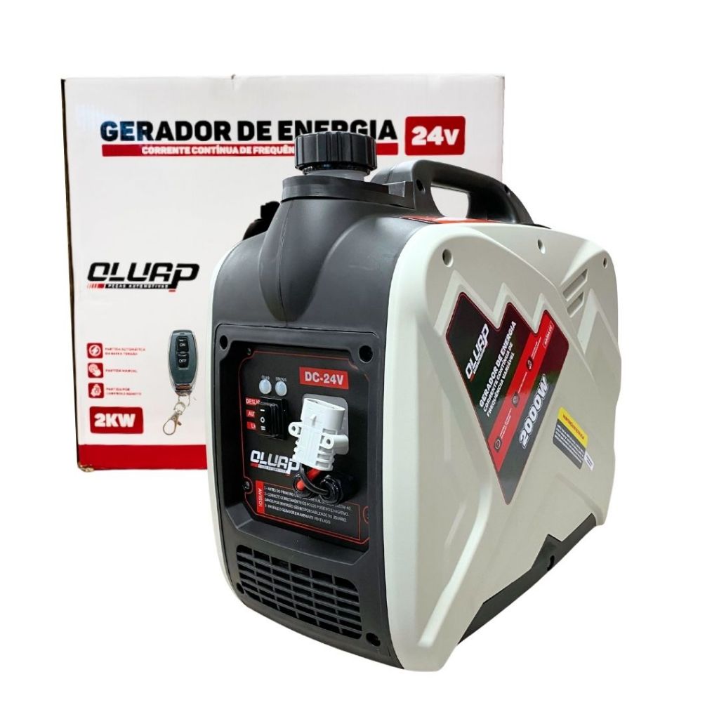 Gerador De Energia 24v Automotivo Inteligente Para Caminhão Motorhome 2000W 7 Litros em Oferta na Shopee