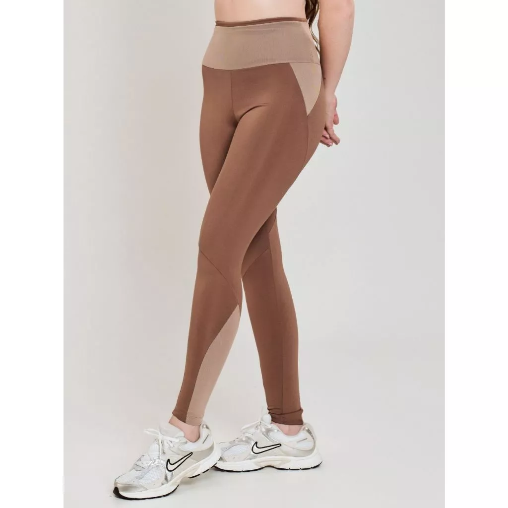 Calça Legging Detalhe em Tule Academia Fitness 11173