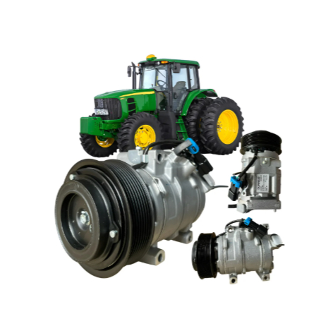 Compressor Ar Compatível Trator John Deere 6110 6190 Original Denso - 437100-8250RC
