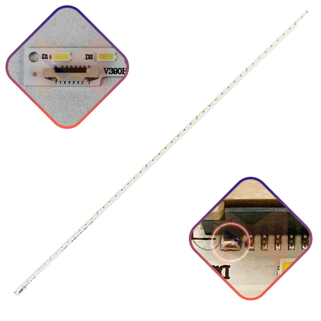 Tc39a400b Tc39as600b Tc39a400b Tc39as600b Barra de Led 48 Leds 3v Mills