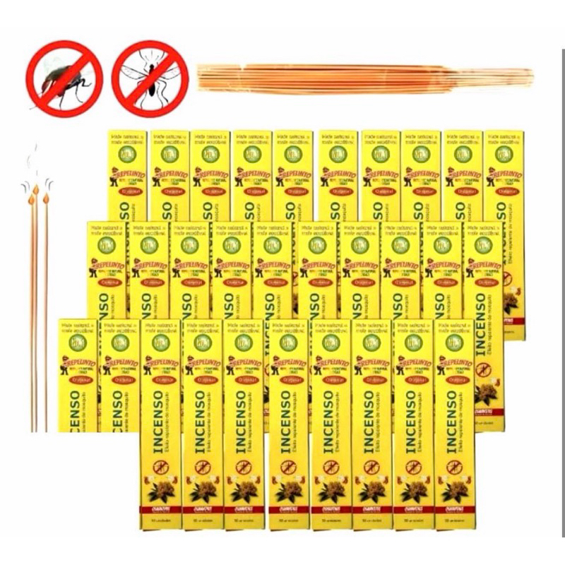 Incenso Repelente Mata Mosquito Natural Original em Oferta na Shopee