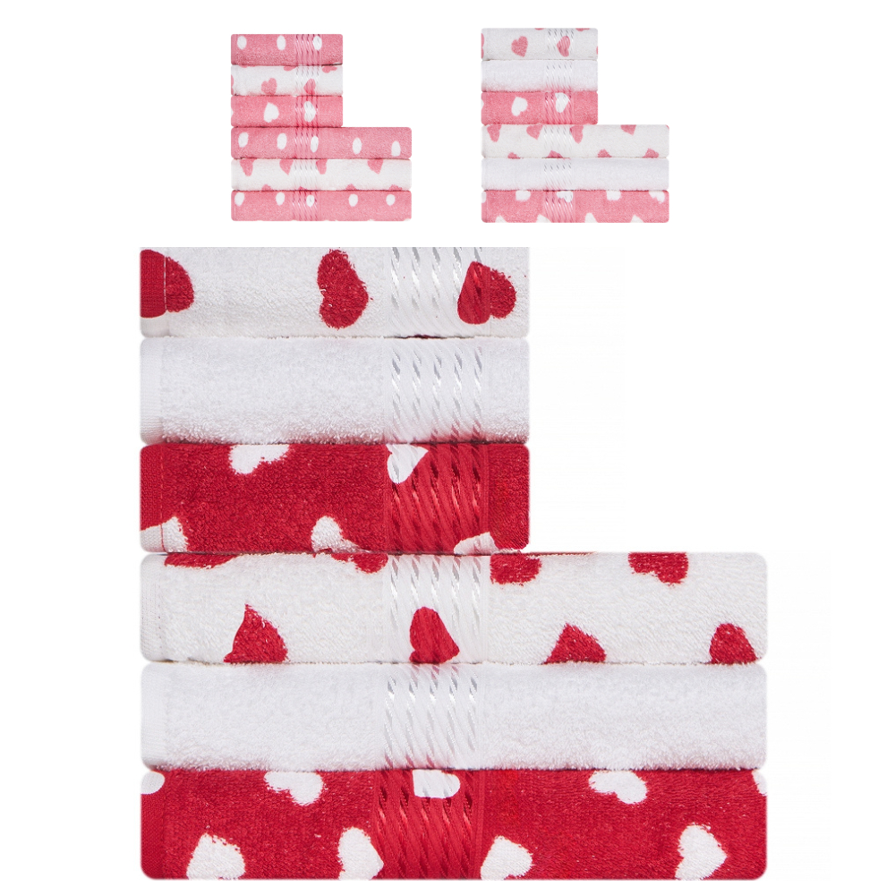 Kit 6 peças Toalha Banho + Rosto Infantil Estampada 100% Algodão Felpuda Prisma Dohler BF Casa