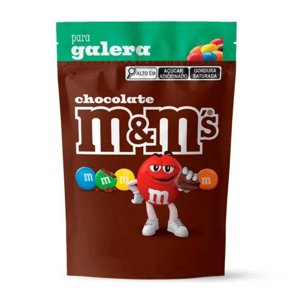 Confeito de chocolate ao leite M&M's 132 g da Mars