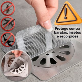 Protetor Filtro Ralo Autoadesivo Acessório Casa Pia Ralo Contra Entupimento Inseto Cabelo em Oferta na Shopee