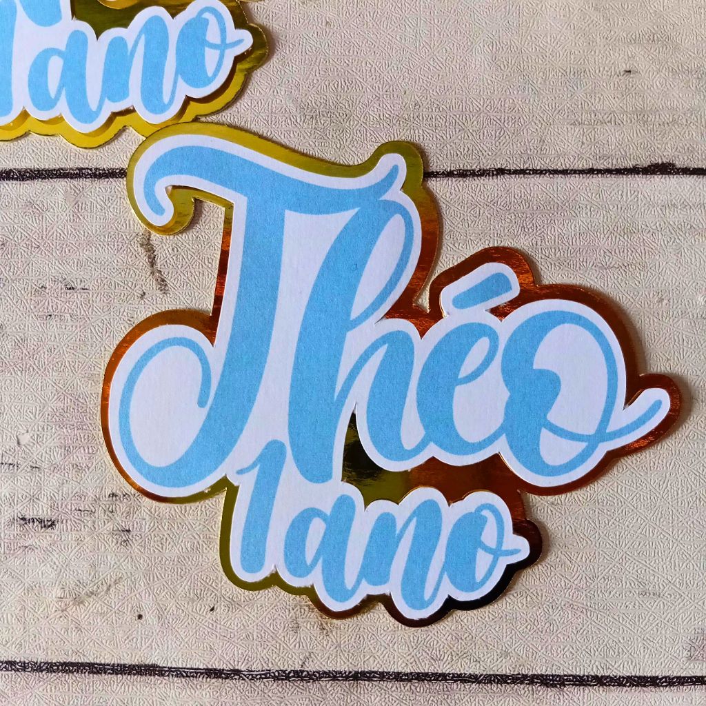 Aplique Personalizado com Nome e idade | Festa Infantil | Lembrança Criativa | Lembrancinhas de Aniversário