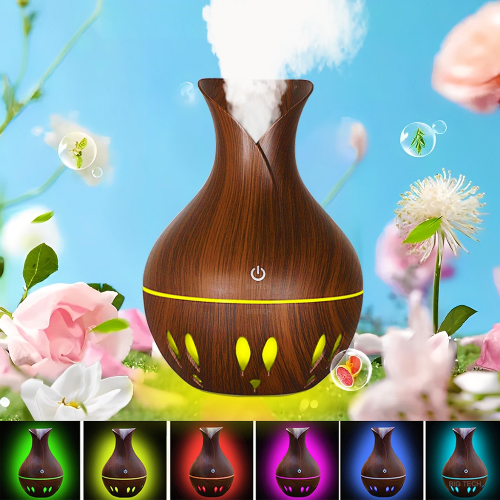 Difusor Umidificador Purificador De Ar Humidifiers Aromatizador Ambiente Desligamento Automático Sem Agua