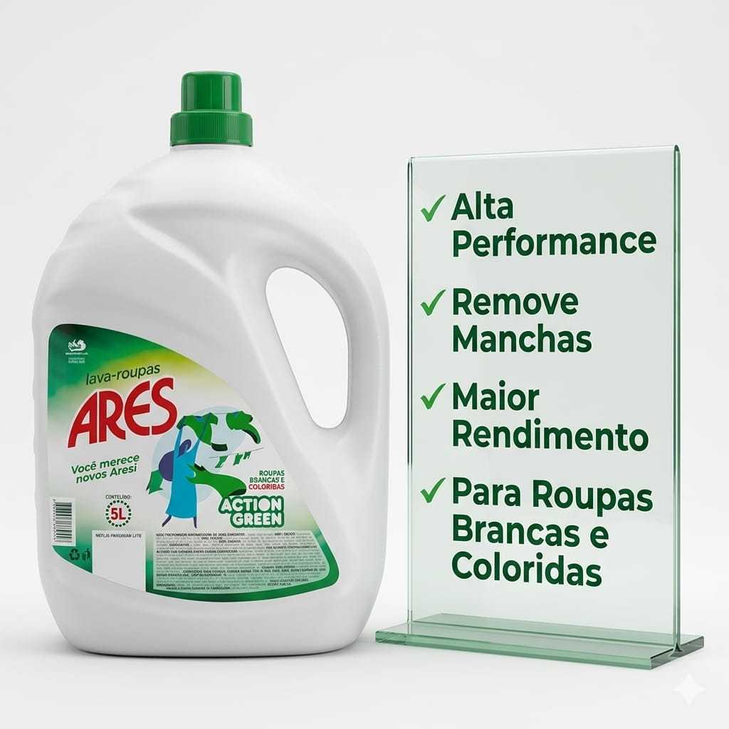 Sabão Liquido Lava Roupas 5 L  Limpeza Total