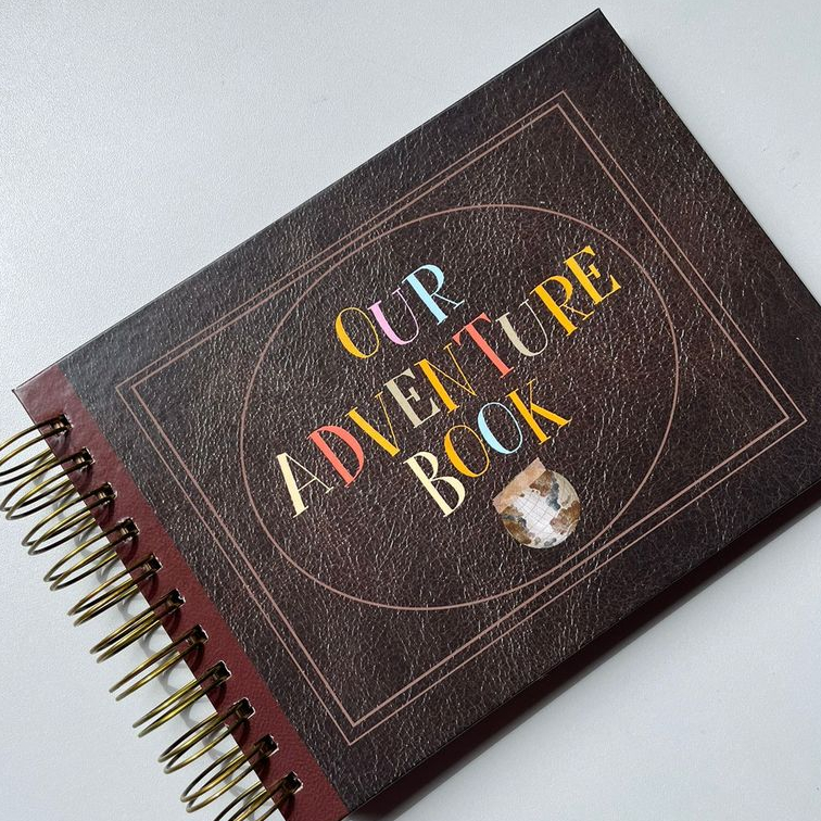 Nosso Livro de Aventuras - Up Altas Aventuras - Álbum de Fotos Scrapbook -Dia dos Namorados