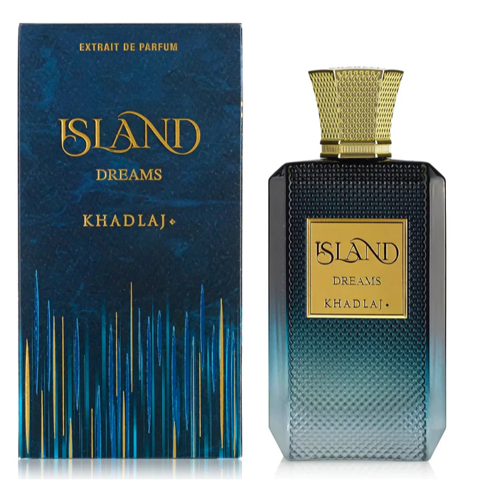 Perfume Arabe Khadlaj Island Dreams 100ml Extrait De Parfum Original Luxo Intenso Longa Duração