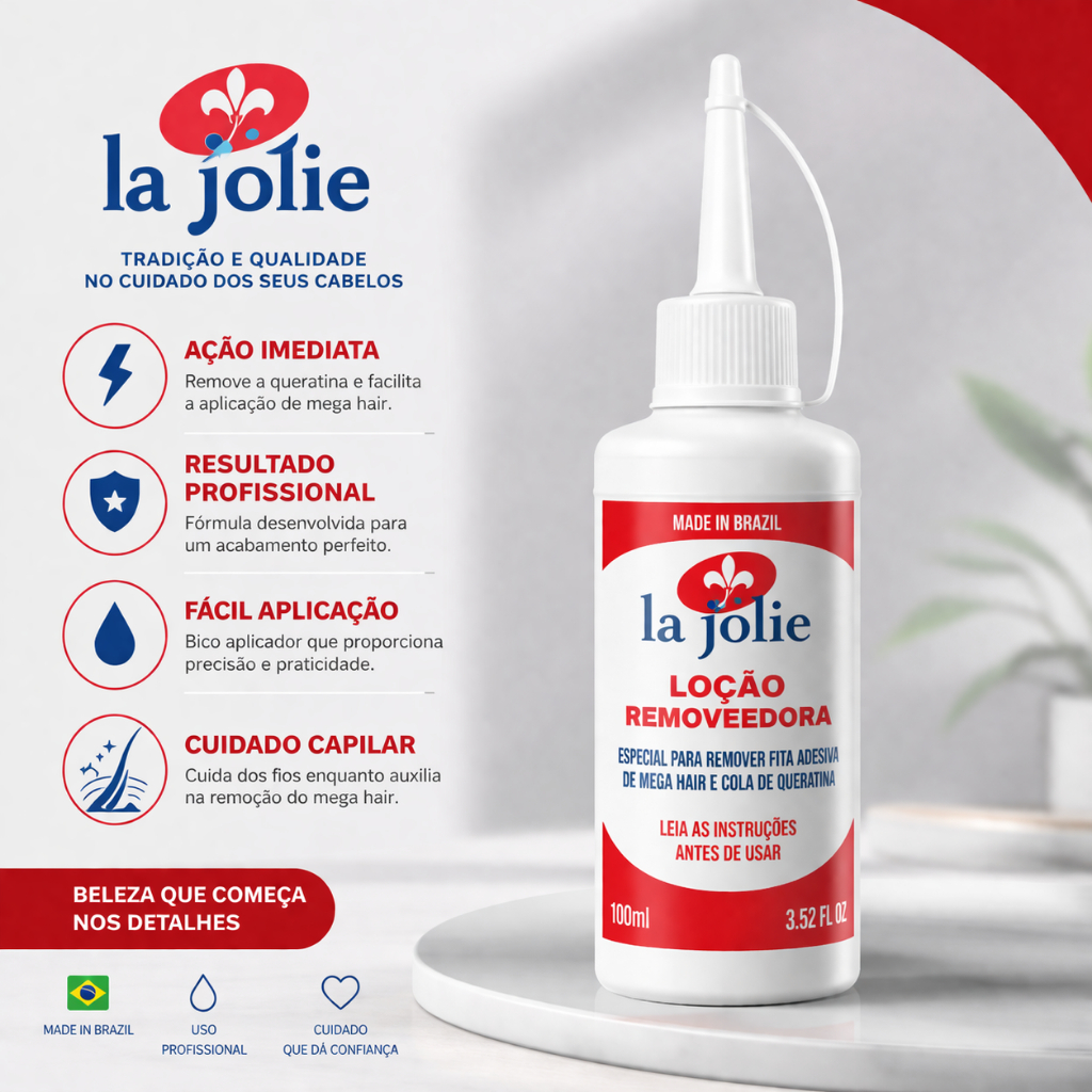 1 ou 2  Unidades De Removedor la jolie original de mega hair fita adesiva queratina lace implante peruca -envio imediato