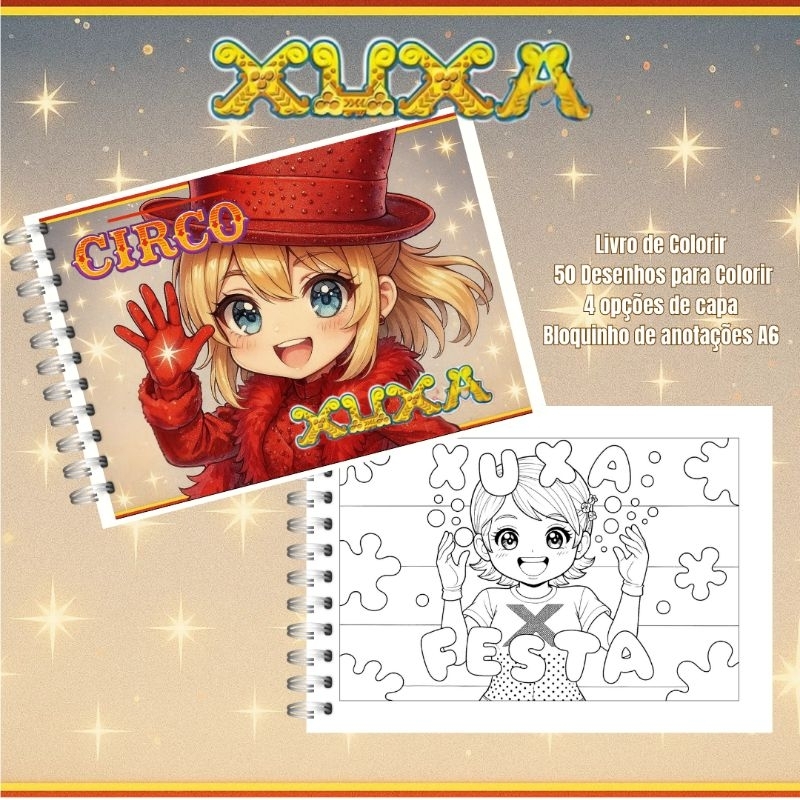 Livro de Colorir Xuxa
