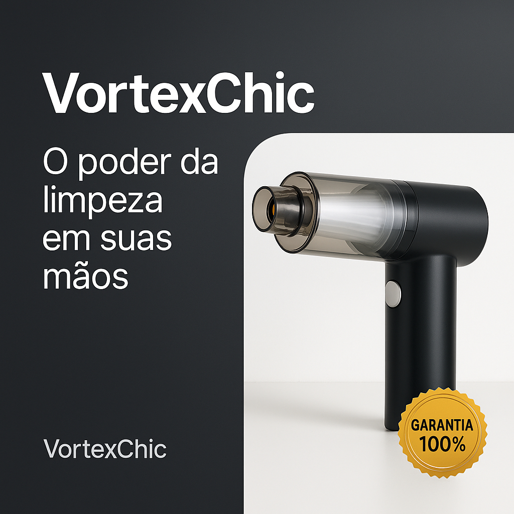 Aspirador Portátil Recarregável Bivolt Compacto 2 em 1