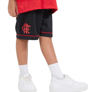 Bermuda Flamengo Infantil Raio Preto Braziline em Oferta na Shopee