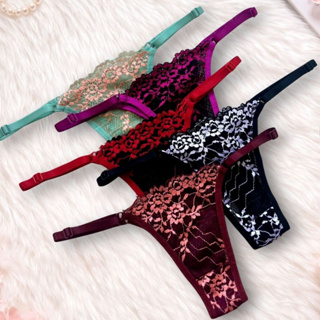 Kit 5/10 Calcinha Feminina Renda Bordada Com Regulagem Confortável Lingerie Promoção em Oferta na Shopee