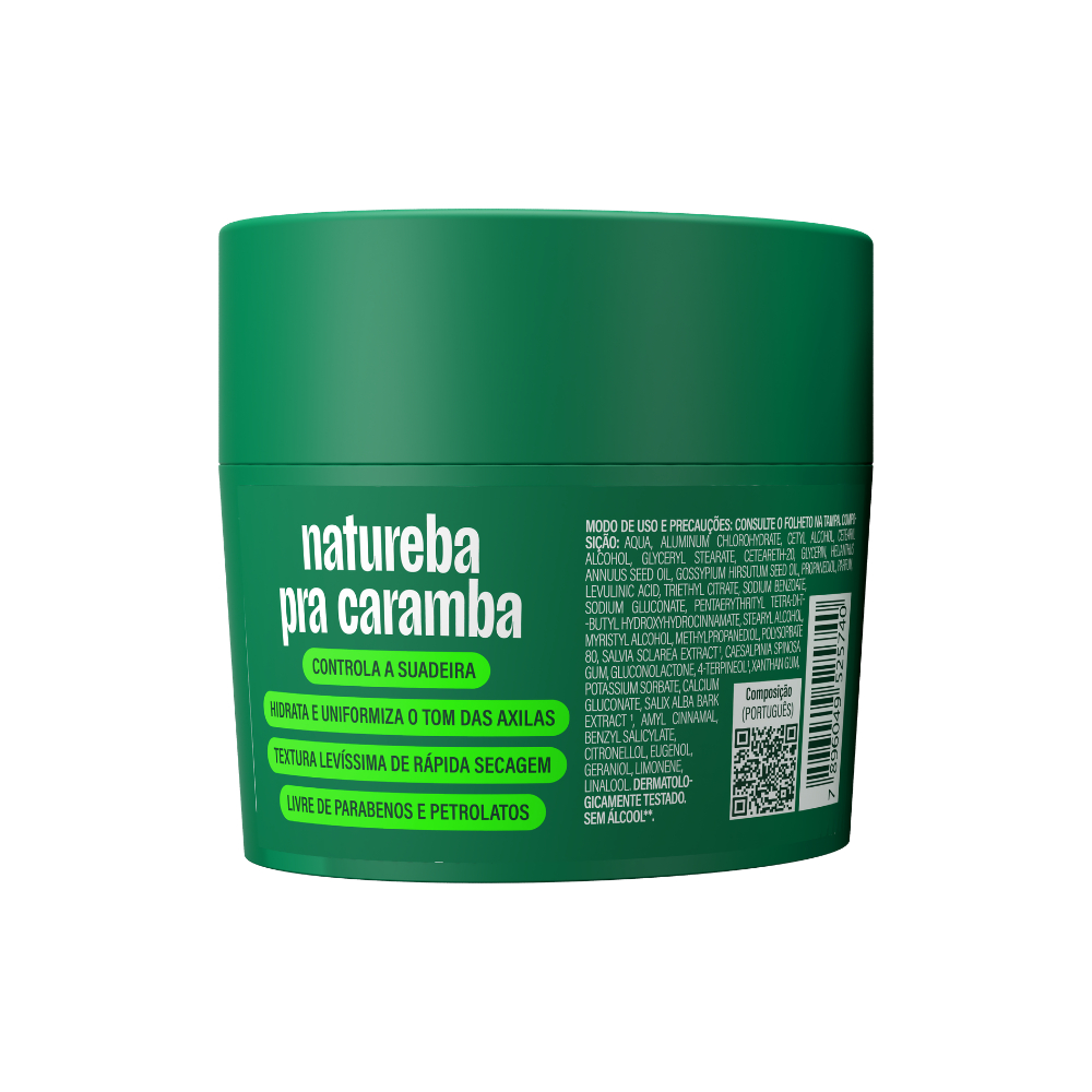 Desodorante Em Creme Antitranspirante Herbíssimo Action 55g