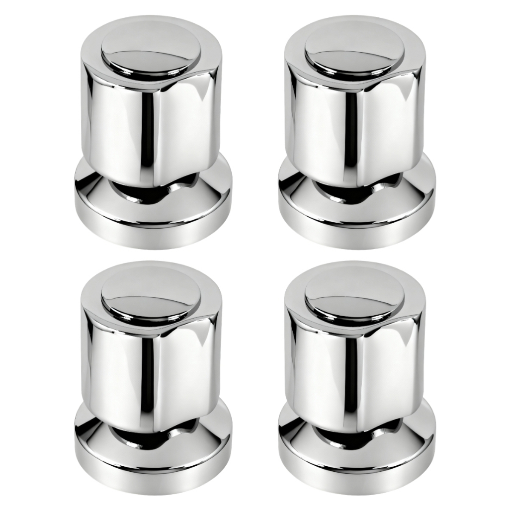 Acabamento Para Registro Chuveiro 1/2 ou 3/4 Polegadas Metal Pressão Gaveta Padrão Banheiro Deca