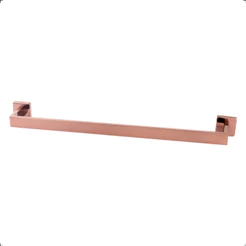 Suporte Porta Toalha Banho Lavabo Banheiro Inox304 Rose Gold