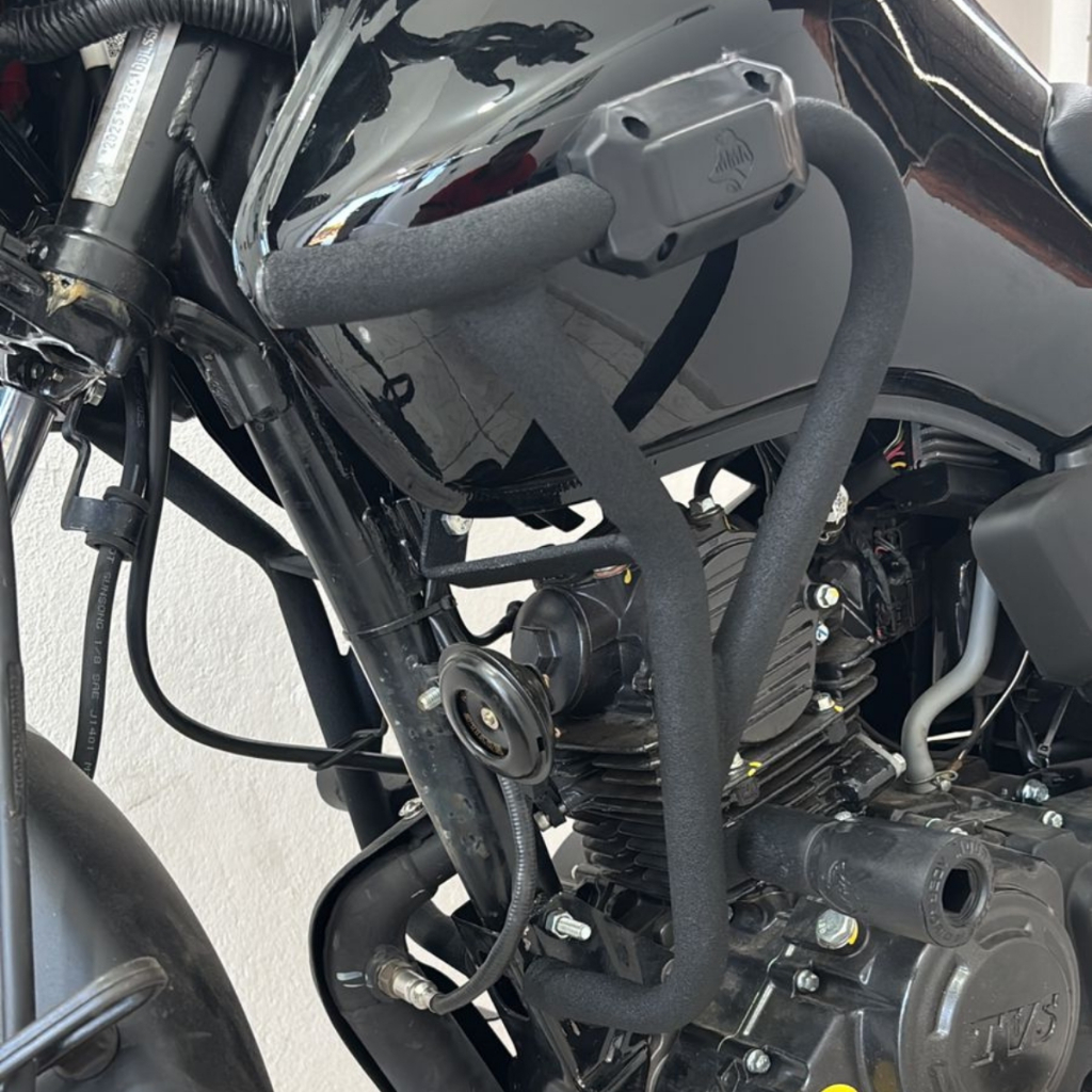 protetor de carenagem reforçado mottu sport 110 110i tvs esd protetor moto rcom slider