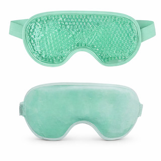 Eps-1716 Máscara Gel Para Olhos Térmica Reutilizável Anti Olheiras Relaxante Veludo