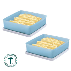 Kit 2 Potes Hermético Tupperware Mini Refri Line 400ml