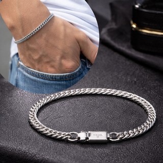 Pulseira Aço Inoxidável Grumet Duplo 4mm Escolha O Tamanho Pulseira Masculina