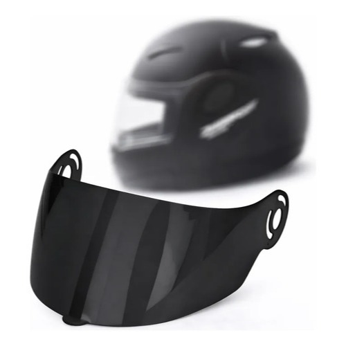 Viseira Fumê Capacete Taurus Zarref Robocop V2 V3 V4 Fumê Escura