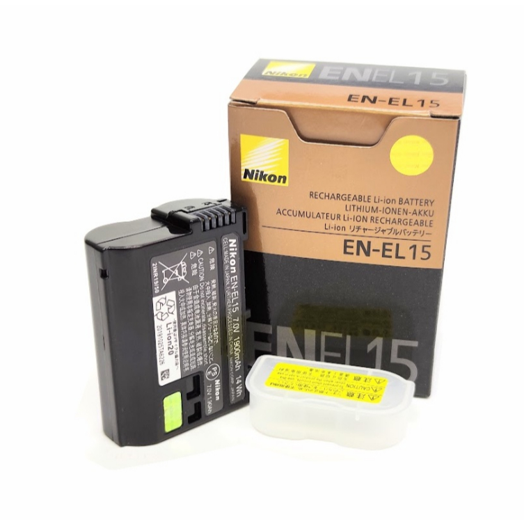 Bateria En-el15 Para Nikon V1 D7000 D7100 D600 D800 Na caixa