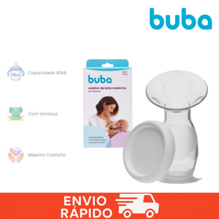 Coletor De Leite Materno Em Silicone 90ml Buba Extrator Com Tampa em Oferta na Shopee